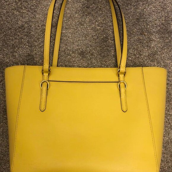 Polo Ralph Lauren Medium Yellow Purse - Picture 2 of 13